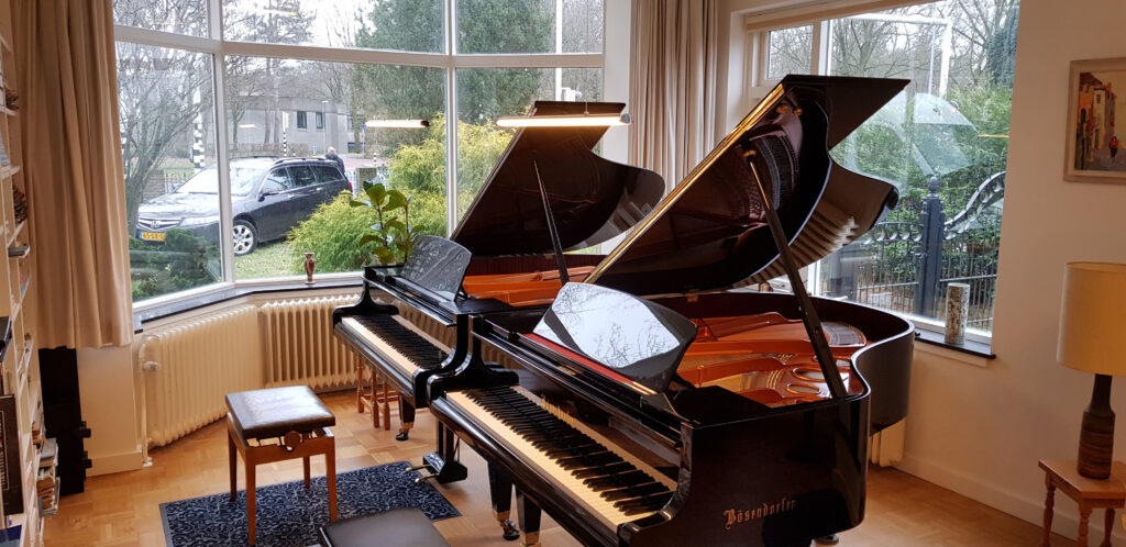 Lesruimte pianoschool Alfred Snel Nijmegen